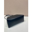 Qualità superiore replica Prada Passage di medie dimensioni con patta Re-Nylon 1BA495 Nero