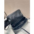 Qualità superiore replica Prada Passage di medie dimensioni con patta Re-Nylon 1BA495 Nero