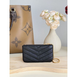 Dettagli perfetti Porta carte con cerniera YSL Saint Laurent Cassandre Matelassé Fragments Nero Oro
