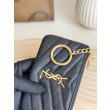 Dettagli perfetti Porta carte con cerniera YSL Saint Laurent Cassandre Matelassé Fragments Nero Oro Dettagli perfetti Porta carte con cerniera YSL Saint Laurent Cassandre Matelassé Fragments Nero Oro