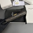 Qualità superiore replica di alta qualit&agrave; Portafoglio grande Celine in tela con chiusura a trionfo