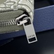 di alta qualit&agrave; Portafoglio lungo con zip Dior Saddle tela jacquard Oblique