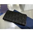Pari all'originale replica imitazione Portafoglio lungo con cerniera Dior Dior Gravity nero