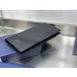 Qualità superiore replica imitazione Portafoglio verticale Dior CD Icon in pelle di vitello martellata nera