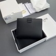 Alta gamma replica Portafoglio Celine con tracolla media Nino Nero