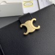 Alta gamma replica Portafoglio Celine con tracolla media Nino Nero