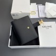 Alta gamma replica Portafoglio Celine con tracolla media Nino Nero