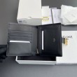 Alta gamma replica Portafoglio Celine con tracolla media Nino Nero
