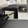 Qualità superiore replica Portafoglio compatto Celine con portamonete Triomphe nero