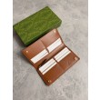 Portafoglio continentale Gucci con emblema GG 821802 marrone