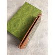 Portafoglio continentale Gucci con emblema GG 821802 marrone