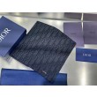 Portafoglio Dior lungo a due ante Dior Oblique Jacquard nero