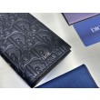 Portafoglio Dior Vertical Bifold Dior Oblique Galaxy nero