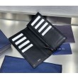 Portafoglio Dior Vertical Bifold Dior Oblique Galaxy nero
