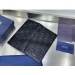Portafoglio Dior Vertical Bifold Dior Oblique Galaxy nero