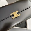 Qualità superiore replica Portafoglio grande Celine Triomphe Nero