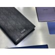 Portafoglio lungo Dior a due ante Dior Oblique Galaxy nero