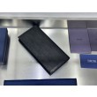 Portafoglio lungo Dior a due ante Dior Oblique Galaxy nero