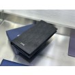 Portafoglio lungo Dior a due ante Dior Oblique Galaxy nero