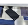 Portafoglio lungo verticale Dior Saddle Dior Oblique jacquard nero