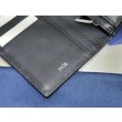 Portafoglio lungo verticale Dior Saddle Dior Oblique jacquard nero