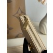 Qualità da grande replica Portafoglio YSL Saint Laurent Monogram Continental con cerniera Albicocca