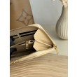 Qualità da grande replica Portafoglio YSL Saint Laurent Monogram Continental con cerniera Albicocca