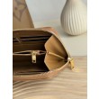 Alta gamma replica Portafoglio YSL Saint Laurent Monogram Continental con cerniera Caramello