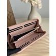 Qualità da grande replica Portafoglio YSL Saint Laurent Monogram Continental con cerniera Rosa