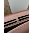 Qualità da grande replica Portafoglio YSL Saint Laurent Monogram Continental con cerniera Rosa
