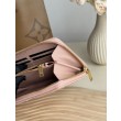 Qualità da grande replica Portafoglio YSL Saint Laurent Monogram Continental con cerniera Rosa