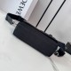 Replica di lusso Bora Pari all'originale replica a tracolla LOEWE Mini Flex tela e pelle scamosciata marrone/nera Imitazioni Cloni Bora Pari all'originale replica a tracolla LOEWE Mini Flex tela e pelle scamosciata marrone/nera firmate