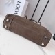 Replica di lusso Borse Imitazioni a tracolla Loewe Amazona 31 pelle nabuk granulata marrone Imitazioni Cloni Borse Imitazioni a tracolla Loewe Amazona 31 pelle nabuk granulata marrone firmate