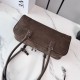 Replica di lusso Borse Imitazioni a tracolla Loewe Amazona 31 pelle nabuk granulata marrone Imitazioni Cloni Borse Imitazioni a tracolla Loewe Amazona 31 pelle nabuk granulata marrone firmate