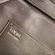 Replica di lusso Borse Imitazioni a tracolla Loewe Amazona 31 pelle nabuk granulata marrone Imitazioni Cloni Borse Imitazioni a tracolla Loewe Amazona 31 pelle nabuk granulata marrone firmate