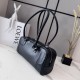 Replica di lusso Borsa a tracolla Loewe Amazona 31 pelle nabuk granulata Nero Imitazioni Cloni Borsa a tracolla Loewe Amazona 31 pelle nabuk granulata Nero firmate