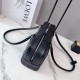 Replica di lusso Borsa a tracolla Loewe Amazona 31 pelle nabuk granulata Nero Imitazioni Cloni Borsa a tracolla Loewe Amazona 31 pelle nabuk granulata Nero firmate