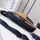 Cloni Borse a tracolla Loewe Flex tela e pelle scamosciata marrone/nera firmate