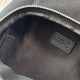 Cloni Borse a tracolla Loewe Flex tela e pelle scamosciata marrone/nera firmate