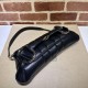 Replica di lusso Borsa a tracolla Gucci Horsebit Chain tela GG 764255 Nero Imitazioni Cloni Borsa a tracolla Gucci Horsebit Chain tela GG 764255 Nero firmate