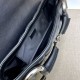 Replica di lusso Borsa a tracolla Gucci Horsebit Chain tela GG 764255 Nero Imitazioni Cloni Borsa a tracolla Gucci Horsebit Chain tela GG 764255 Nero firmate