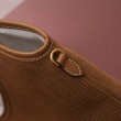 Borsa a tracolla/hobo Miu Miu Ivy velluto a coste 5BG231 Marrone
