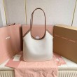 Borse Replica a tracolla Miu Miu Ivy denim con finiture pelle 5BG231 Bianca