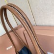 Borsa a tracolla Miu Miu Ivy denim con finiture pelle 5BG231 Blu