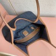 Borsa a tracolla Miu Miu Ivy denim con finiture pelle 5BG231 Blu
