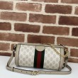 Bora Pari all'originale replica a tracolla piccola Gucci Ophidia 795194 Blu
