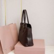 Borsa tote Miu Miu Adventure nappa marrone