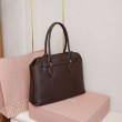 Borsa tote Miu Miu Adventure nappa marrone