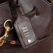 Borsa tote Miu Miu Adventure nappa marrone