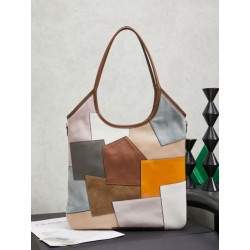 Bora Pari all'originale replica tote Miu Miu Ivy in pelle patchwork 5BG231